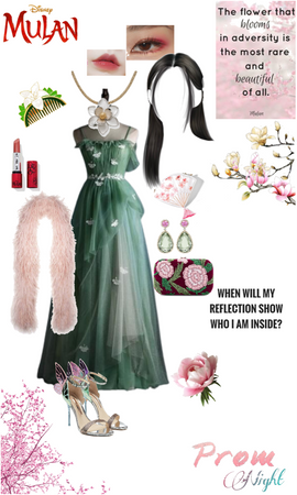 a Mulan aesthetic for prom.