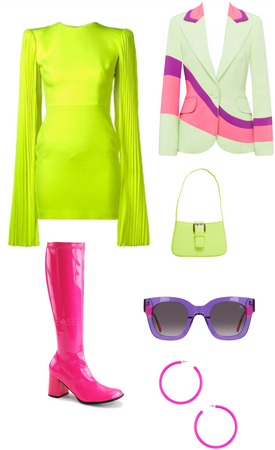Complex neon outfit