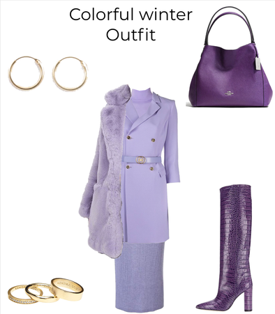 Colorful winter outfit in soft and chic look idea by g.o. 2023