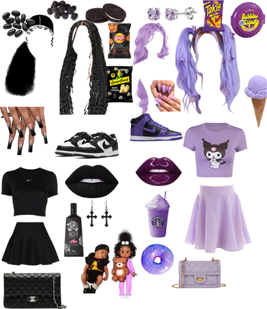 Black or purple