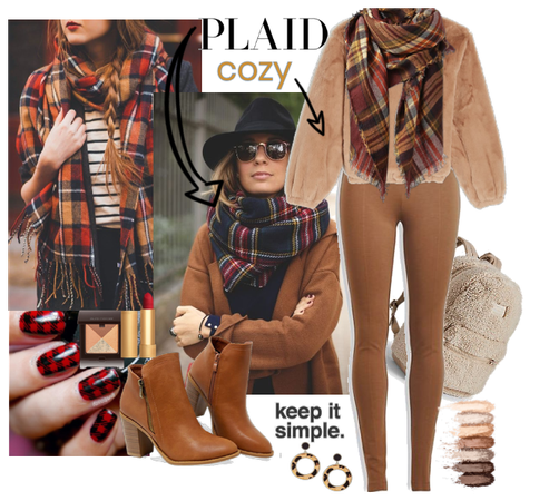 cozy and plaid