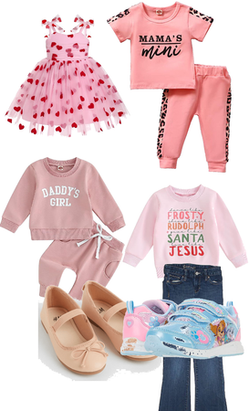 toddler Amélie's daily outfits