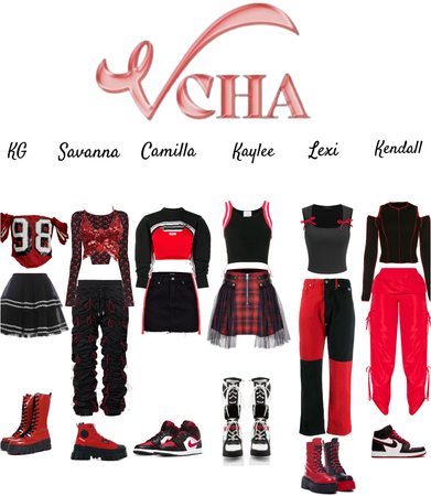 Vcha 'Girls of the year' black and red ver.