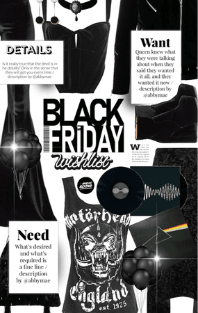 Black Friday List: Sophisticated Rocker Edition