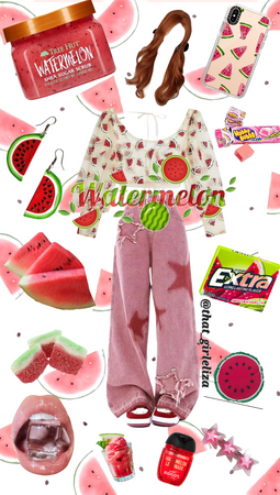 cute watermelon 🍉  outfit | yk2 cute anesthetic