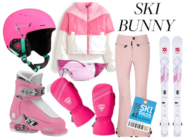 Pink Skiing Outfit