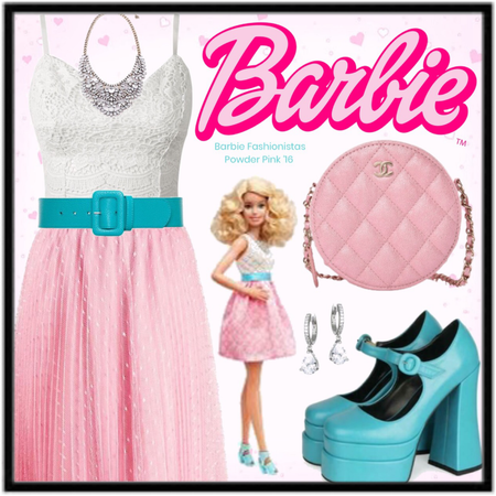 fashionista Barbie powder pink