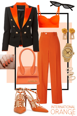 High Fashion in Orange