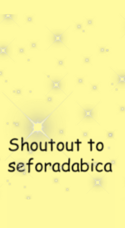 SHOUTOUT to seforadabica
