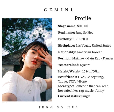 Gemini - girl group members