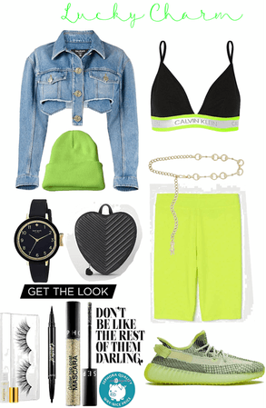 Neon Green fit (cute but comfy)