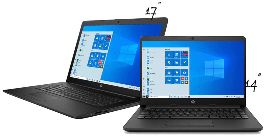 HP 2020 Laptops (17", 14")