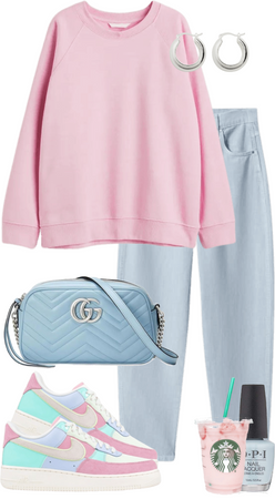 Shooping day in pastels