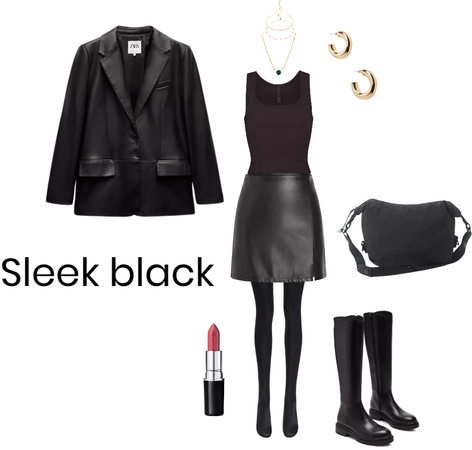 Sleek black