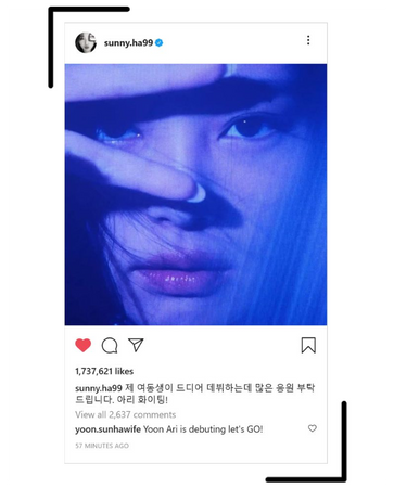 Crushes [크러쉬] - Sun-ha Instagram Post/Update