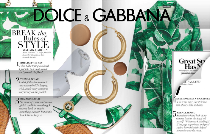Dolce&Gabbana Leaf Print