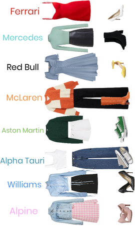 F1 inspired outfits