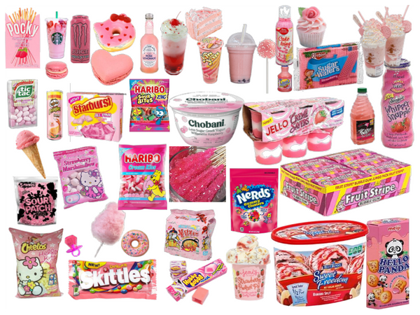 pink food!! :)