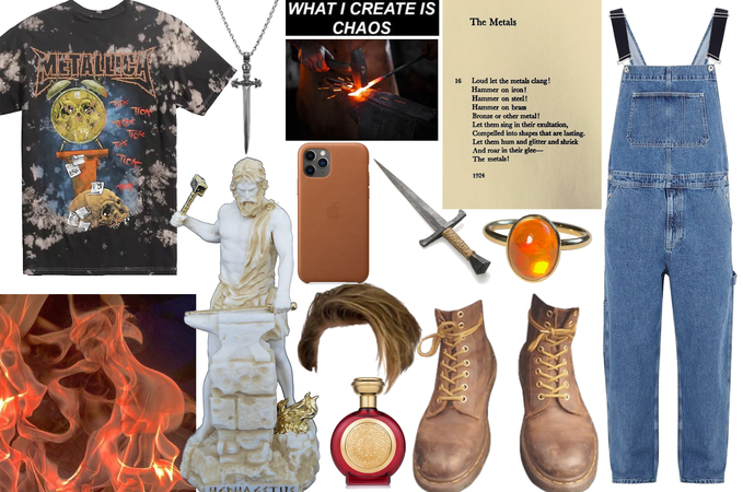 Hephaestus aesthetic 🤎 fire and forge | gods