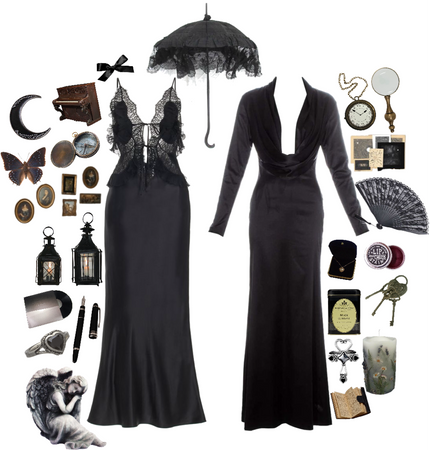 gothic couple formal outfits