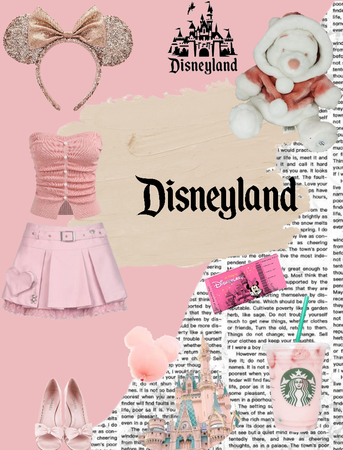 pink Disneyland outfit check🩷🖤