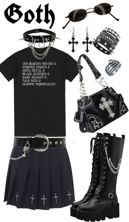Gothcore Aesthetic Style Outfit