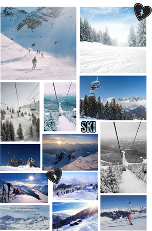 skiing aesthetic