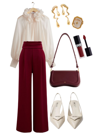 Burgundy Outfit
