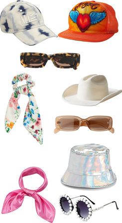 #hats and sunglasses