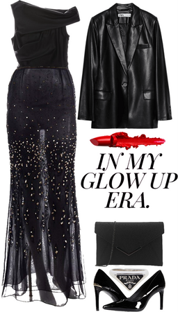leather + sequins