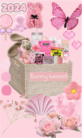 bunny basket!!🩷🤍🩷🤍🩷 credit