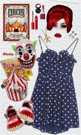 Baby Doll Dress & Clowncore Mary Janes
