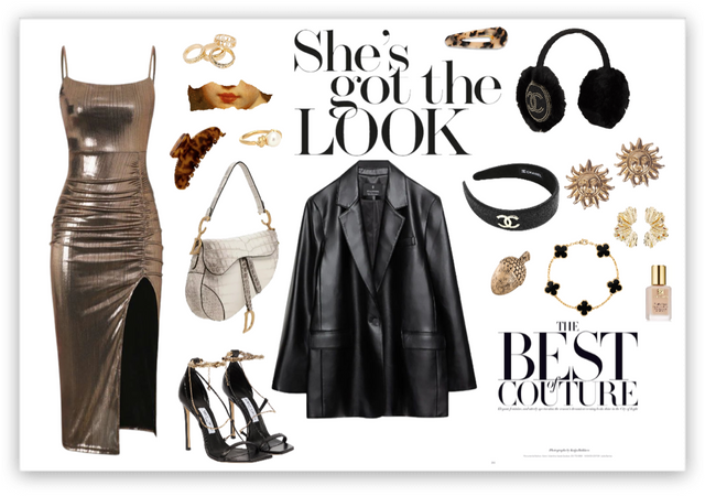 leather girl style