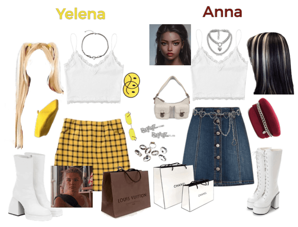 Anna and Yelena go shopping