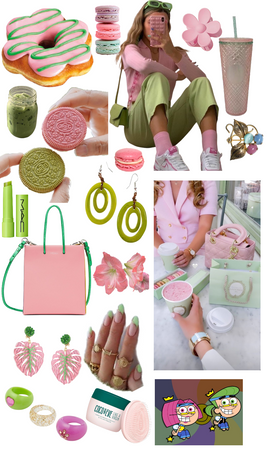 Pink and Green
