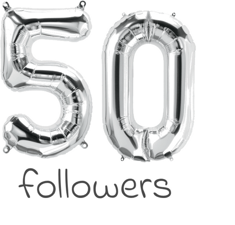 50 followers!!!!!!!