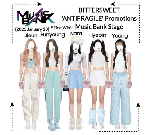 BITTERSWEET 'ANTIFRAGILE' Music Bank Stage