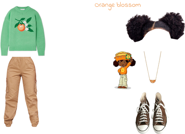 outfit inspired by orange blossom