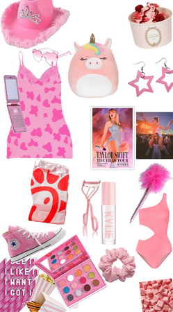 pink girl summer!!