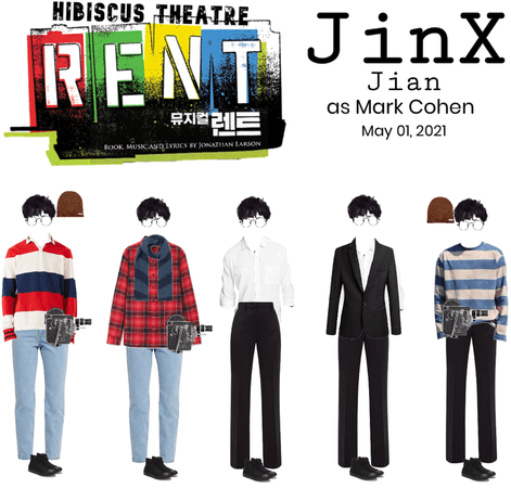 JinX Jian as Mark Cohen in Rent Hibiscus Theatre
