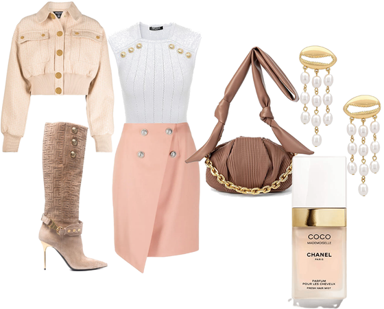 Rustic Peach Spring Outfit 2023