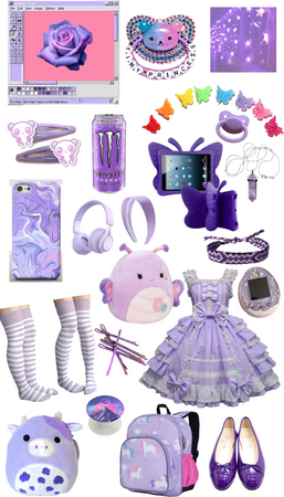 Pastel Purple Outfit Board
