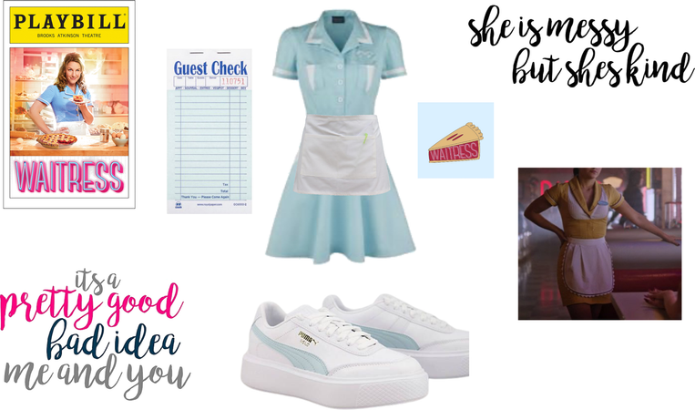 Waitress Musical Outfit