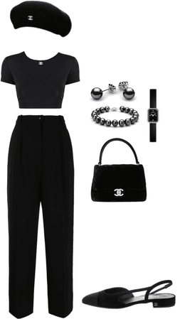 Chanel in black