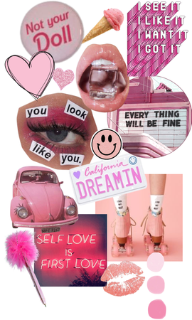 moodboard pink aesthetic