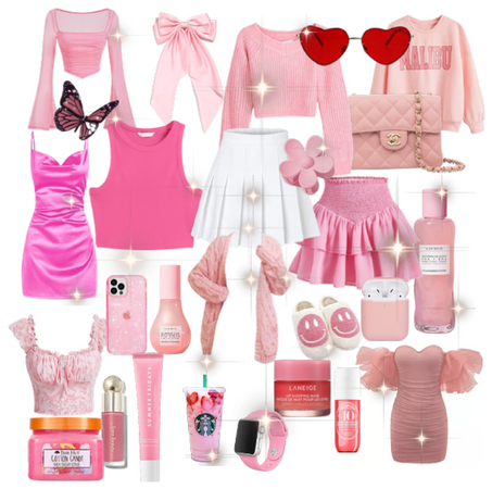 pink with barbie