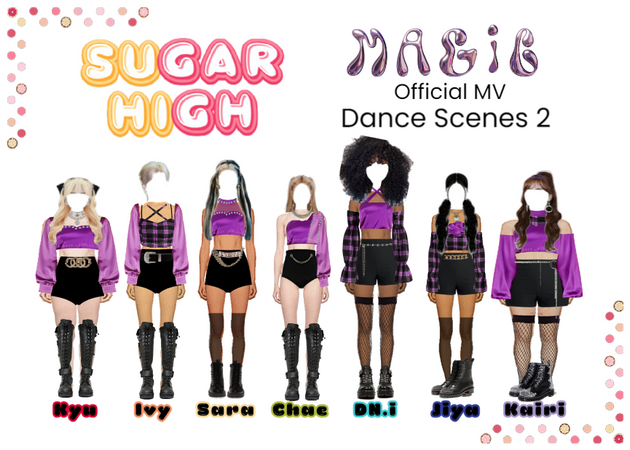 Sugar High "MAGIC" MV | Dance Scenes 2