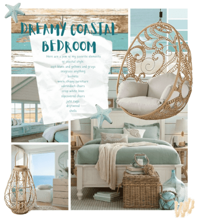 Dreamy coastal bedroom 🌊