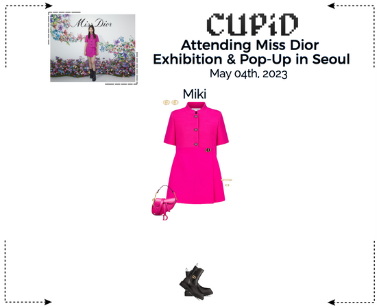 𝗖𝗨𝗣𝗶𝗗 | [MIKI] Attending Miss Dior Exhibition & Pop-Up in Seoul