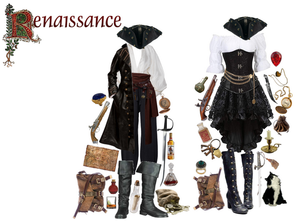 Renaissance Fairw Pirate Looks (Male and Female)